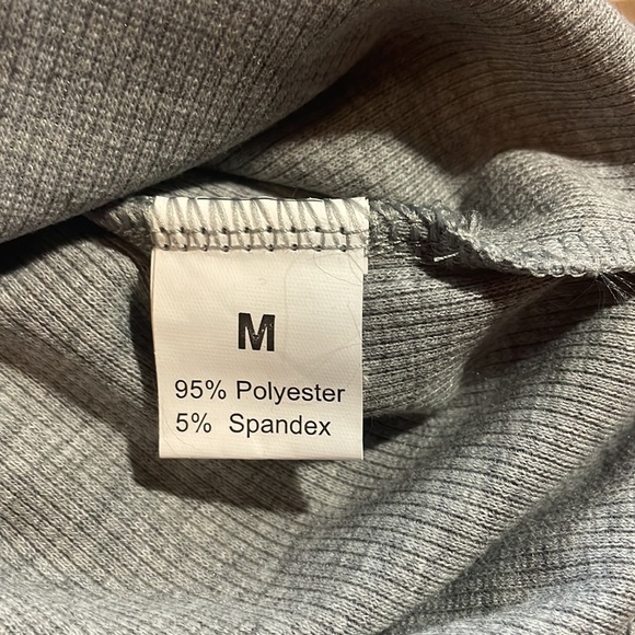 🥀 Gray Knit Wrap Top Reversible Dress, Sz Med, New 🥀 - Picture 9 of 11